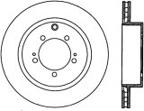 StopTech Power Slot 03-06 Evo 8 & 9 Cryo Slotted Right Rear Rotor thumbnail 1
