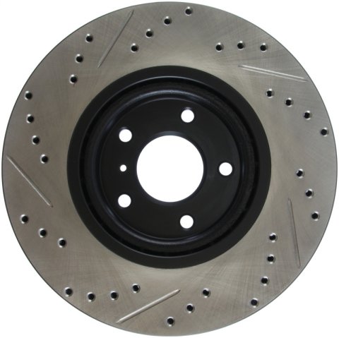 StopTech 06-07 350Z / 05-07 G35 exp Sport/ 06-07 G35X SportStop Slotted & Drilled Front Left Rotor thumbnail 8