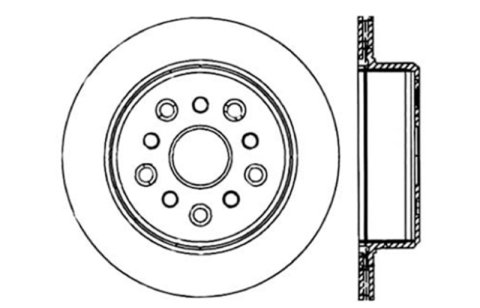StopTech 93-98 Toyota Supra Turbo Drilled Left Rear Rotor thumbnail 4
