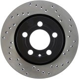 StopTech 03-05 VW Golf GTi (vented rear discs) Drilled Left Rear Rotor thumbnail 1
