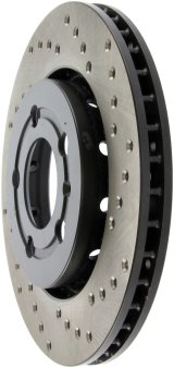 StopTech 03-05 VW Golf GTi (vented rear discs) Drilled Left Rear Rotor thumbnail 5