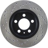 StopTech 03-05 VW Golf GTi (vented rear discs) Drilled Left Rear Rotor thumbnail 6