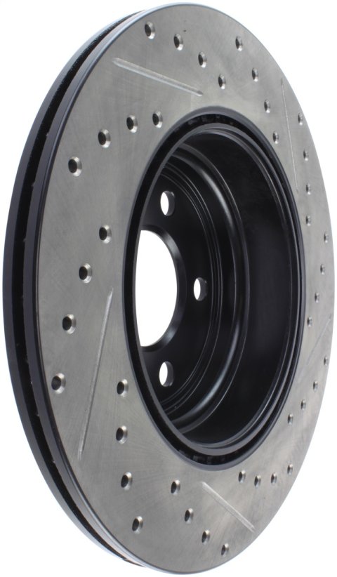 StopTech 12-16 BMW 335i Slotted & Drilled Rear Right Rotor thumbnail 4