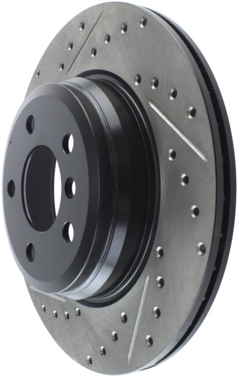 StopTech 12-16 BMW 335i Slotted & Drilled Rear Right Rotor thumbnail 5