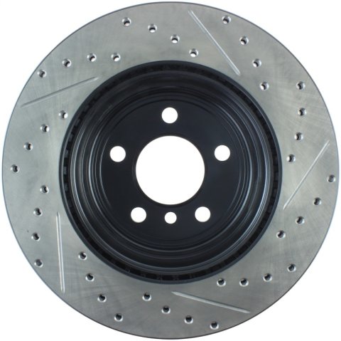 StopTech 12-16 BMW 335i Slotted & Drilled Rear Right Rotor thumbnail 6