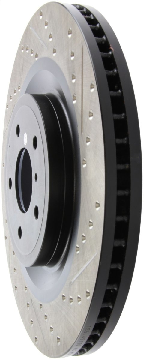 StopTech Infiniti G37 / Nissan 370Z SportStop Slotted & Drilled Front Left Rotor thumbnail 6