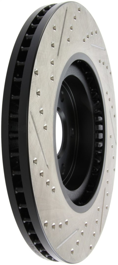 StopTech Infiniti G37 / Nissan 370Z SportStop Slotted & Drilled Front Left Rotor thumbnail 7