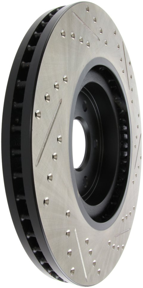 StopTech Infiniti G37 / Nissan 370Z SportStop Slotted & Drilled Front Right Rotor thumbnail 1