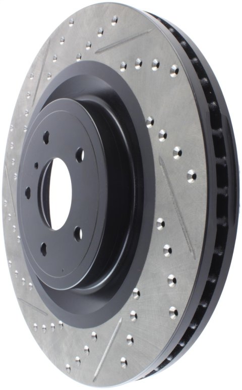 StopTech Infiniti G37 / Nissan 370Z SportStop Slotted & Drilled Front Right Rotor thumbnail 7
