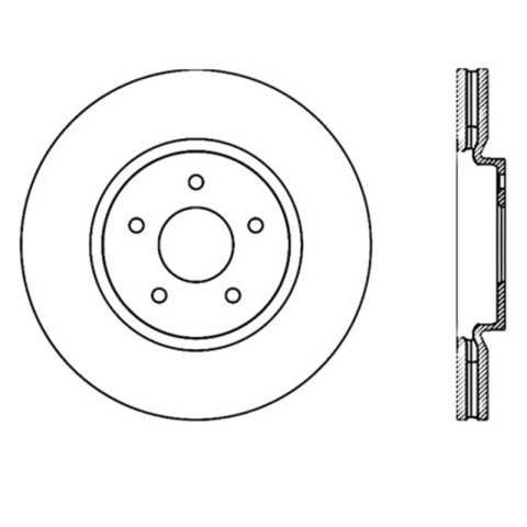 StopTech Infiniti G37 / Nissan 370Z SportStop Slotted & Drilled Front Right Rotor thumbnail 9