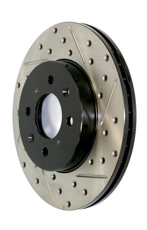 StopTech 15-19 Subaru WRX (Excl. Eyesight Technology) Rear Right Sport Drilled & Slotted Rotor thumbnail 4