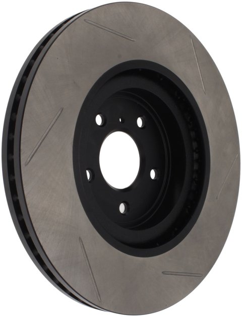 StopTech Power Slot Nissan 370z / Infiniti G37 SportStop Slotted Front Right Rotor thumbnail 1