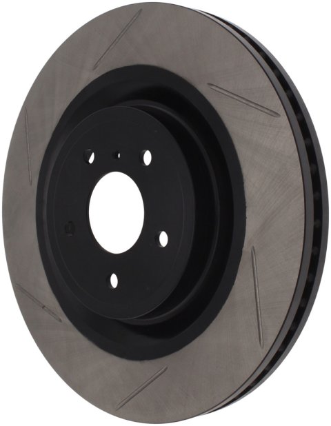 StopTech Power Slot Nissan 370z / Infiniti G37 SportStop Slotted Front Right Rotor thumbnail 2