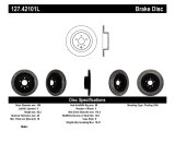 StopTech Infiniti G37 / Nissan 370Z SportStop Slotted & Drilled Rear Left Rotor thumbnail 3