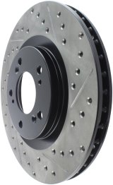 StopTech 00-09 S2000 Slotted & Drilled Left Front Rotor thumbnail 6