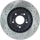 StopTech 00-09 S2000 Slotted & Drilled Left Front Rotor thumbnail 7