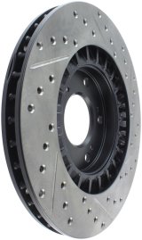 StopTech 00-09 S2000 Slotted & Drilled Right Front Rotor thumbnail 5