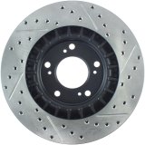 StopTech 00-09 S2000 Slotted & Drilled Right Front Rotor thumbnail 7