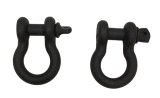 Fishbone Offroad D Ring 3/4In Gloss - Black 2 Piece Set thumbnail 1
