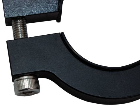 Fishbone Offroad Tube Door Mirror Billet Aluminum - Black Powdercoat thumbnail 2