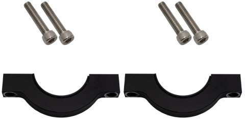 Fishbone Offroad Tube Door Mirror Billet Aluminum - Black Powdercoat thumbnail 6