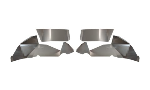 Fishbone Offroad 2018+ Jeep Wrangler JL Rear Pair Aluminum Raw Inner Fenders