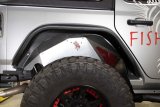 Fishbone Offroad 2018+ Jeep Wrangler JL Rear Pair Aluminum Raw Inner Fenders thumbnail 4