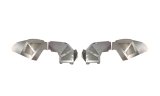 Fishbone Offroad 2018+ Jeep Wrangler JL Front Pair Aluminum Raw Inner Fenders thumbnail 1
