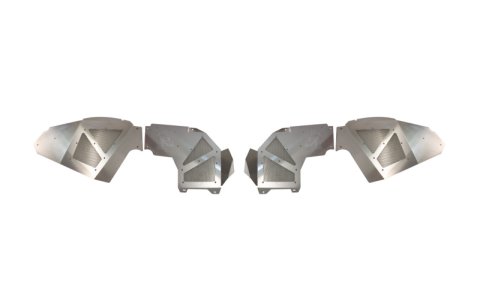 Fishbone Offroad 2018+ Jeep Wrangler JL Front Pair Aluminum Raw Inner Fenders