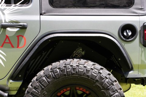 Fishbone Offroad 2020+ Jeep Gladiator Rear Fenders Elite Steel thumbnail 4