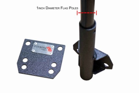 Fishbone Offroad Bed Rail Flag Mount thumbnail 9