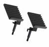 Fishbone Offroad 07-18 Jeep Wrangler JK - Foot Peg Set - Black thumbnail 3