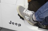 Fishbone Offroad 76-06 Jeep CJ YJ TJ Wrangler Foot Peg Set Gloss - Black thumbnail 4