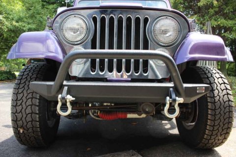 Fishbone Offroad 87-95 Jeep YJ YJ Wrangler Piranha Front Bumper w Tube Guard thumbnail 3