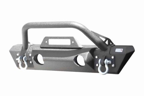 Fishbone Offroad 2018+ Jeep JL/Gladiator Wrangler JL/Gladiator Front Winch Bumper - Black Powdercoat thumbnail 1