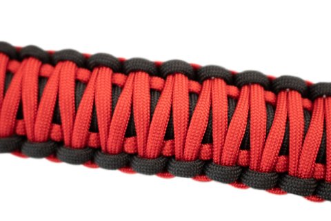 Fishbone Offroad 97-06 Jeep Wrangler Paracord Door Handles - Black/Red thumbnail 8
