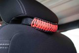 Fishbone Offroad Head Rest Paracord Grab Handles Red thumbnail 1