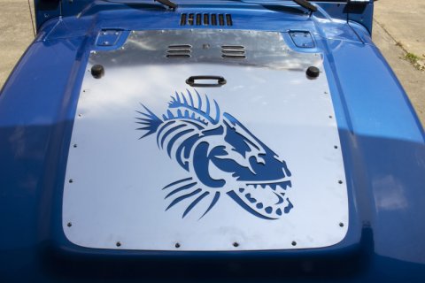 Fishbone Offroad 97-02 Jeep Wrangler TJ Hood Louver Raw Unpainted thumbnail 5
