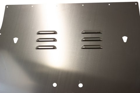 Fishbone Offroad 97-02 Jeep Wrangler TJ Hood Louver Raw Unpainted thumbnail 6