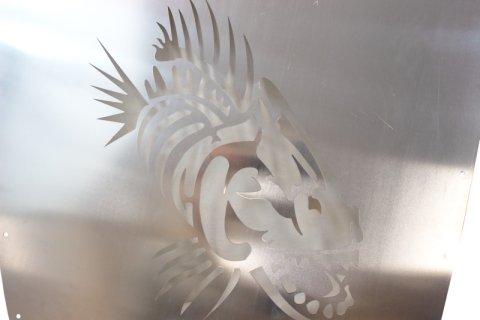 Fishbone Offroad 97-02 Jeep Wrangler TJ Hood Louver Raw Unpainted thumbnail 8
