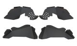 Fishbone Offroad 07-18 Jeep JK Wrangler Front/Rear Inner Fenders -Aluminum - Blk Pwdrcoat (Set Of 4) thumbnail 3