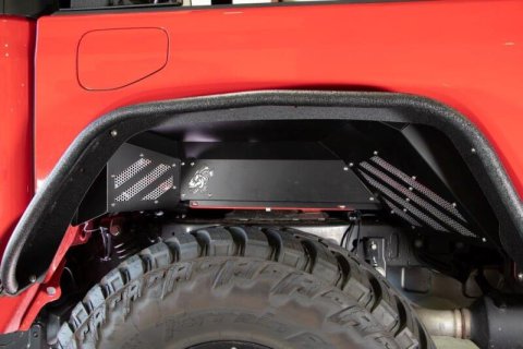 Fishbone Offroad 2020+ JT Gladiator Rear - Black Aluminum Inner Fenders thumbnail 3