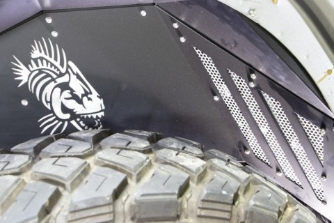 Fishbone Offroad 2018+ Jeep Wrangler - Black Powdercoat Rear Inner Fenders thumbnail 2