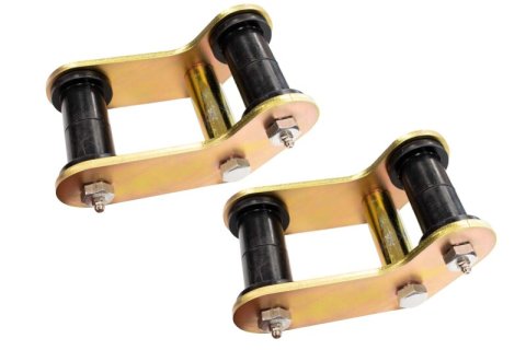 Fishbone Offroad Jeep YJ Rear Greaseable Boomerang Shackles thumbnail 1