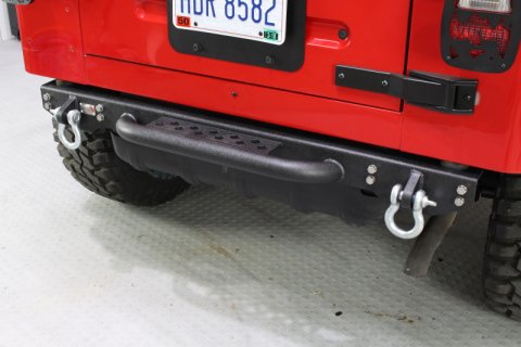 Fishbone Offroad 97-06 Jeep Wrangler TJ Rear Bumper W/Step Piranha Series thumbnail 5