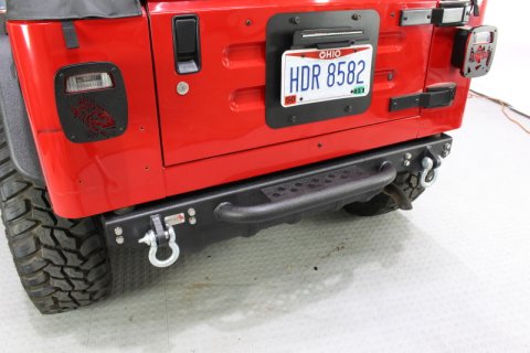 Fishbone Offroad 97-06 Jeep Wrangler TJ Rear Bumper W/Step Piranha Series thumbnail 6