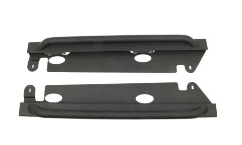 Fishbone Offroad 07-18 Jeep Wrangler JK 2 Door Rubicon Steel Rock Slider - Black Textured Powdercoat thumbnail 1