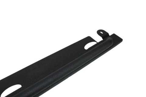Fishbone Offroad 07-18 Jeep Wrangler JK 2 Door Rubicon Steel Rock Slider - Black Textured Powdercoat thumbnail 5