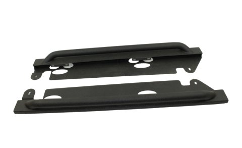 Fishbone Offroad 07-18 Jeep Wrangler JK 2 Door Rubicon Steel Rock Slider - Black Textured Powdercoat thumbnail 9