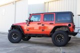 Fishbone Offroad 07-18 Jeep JK 4 Door Wrangler JK Steel Rock Sliders - Blk Textured Powdercoat thumbnail 7